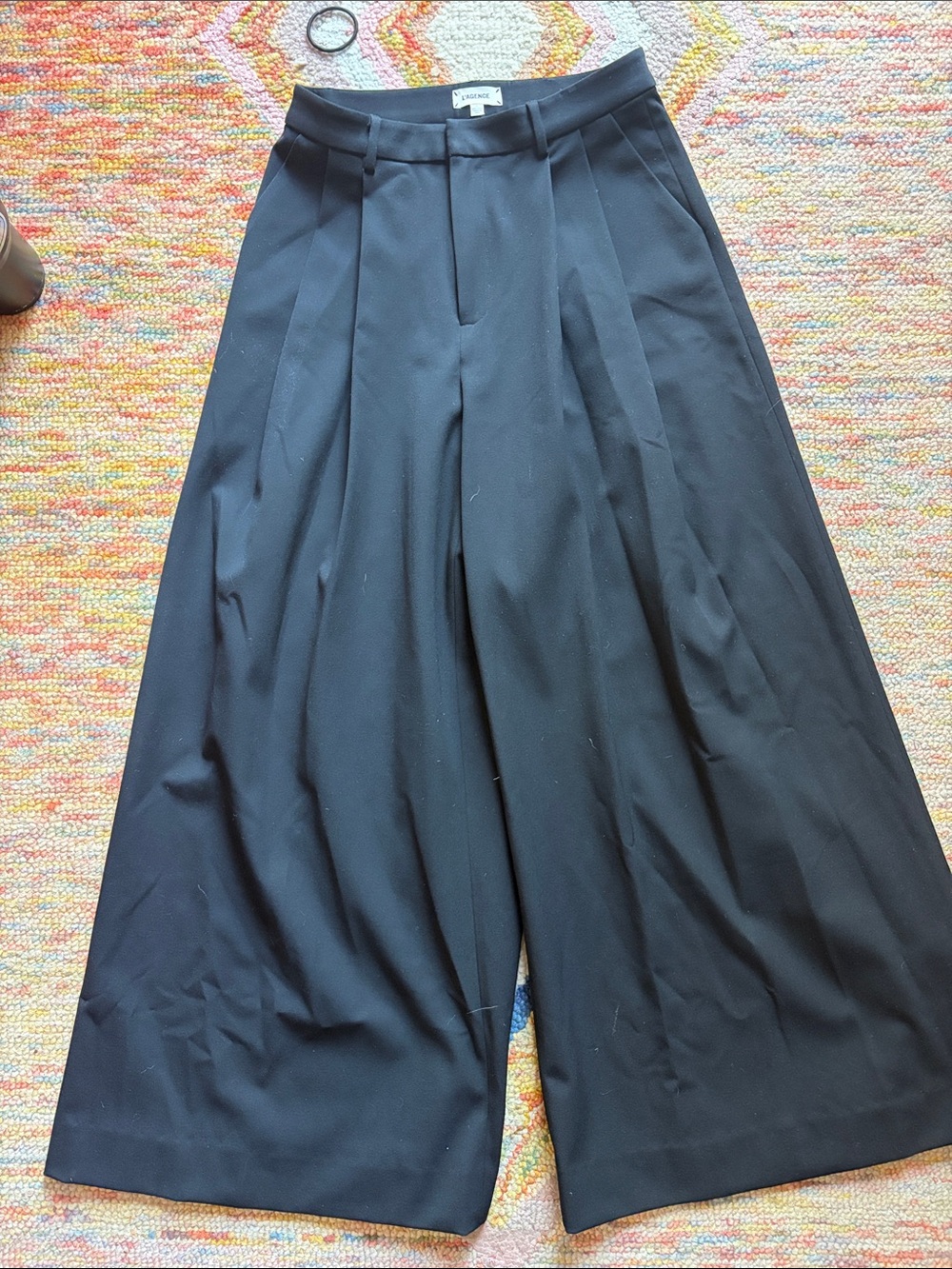 L’Agence Chelsy Wide Leg Pleated Pant